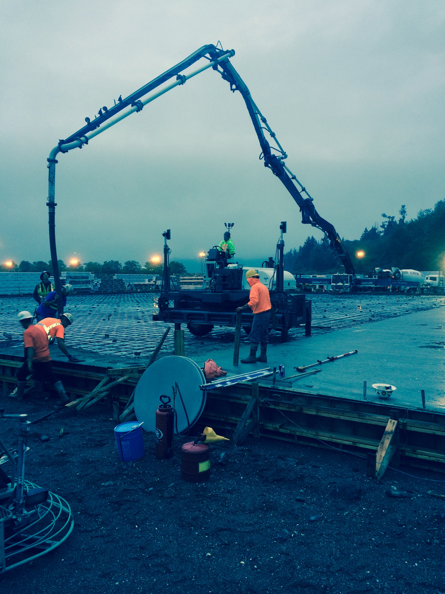 Doing Work! Western Concrete Pumping, Inc.